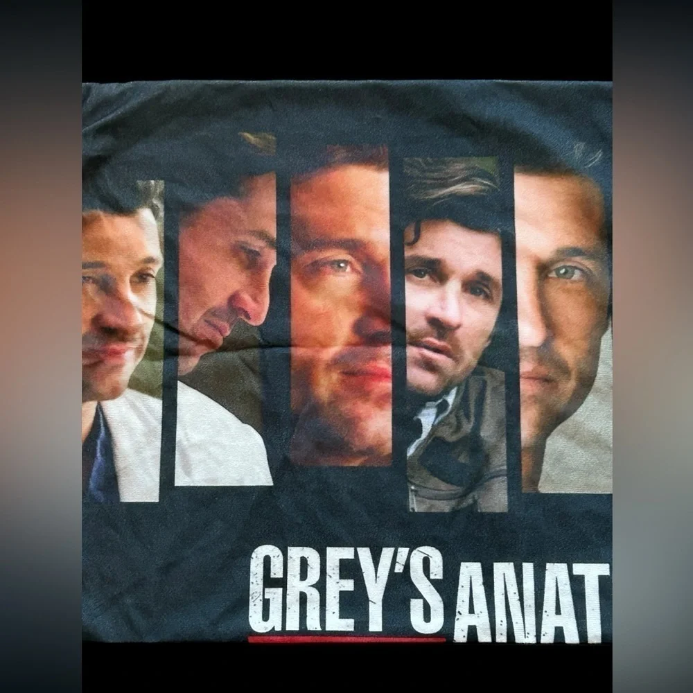 Grey’s Anatomy Double Sided Zip Up Standard Pillow Case